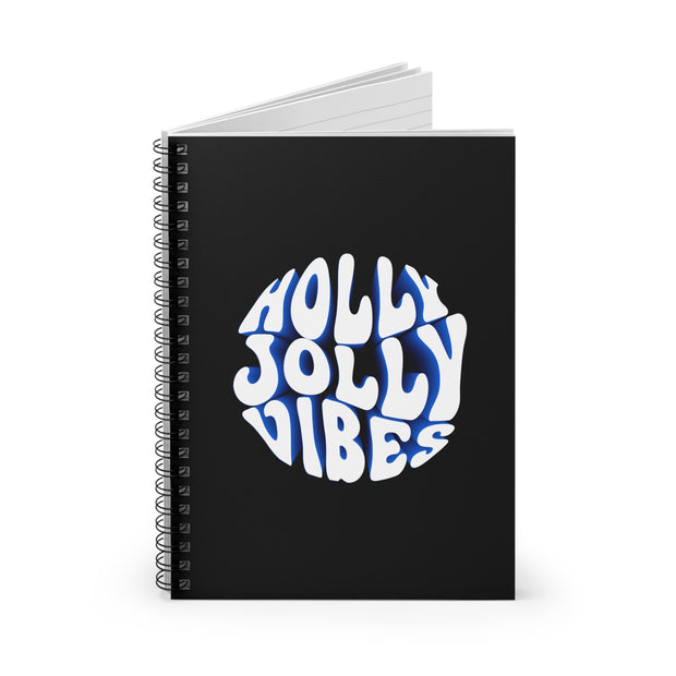 Holly Jolly Vibes Spiral Notebook - Ruled Line