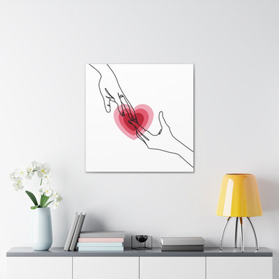 Lover Heart Signs Canvas Gallery Wraps