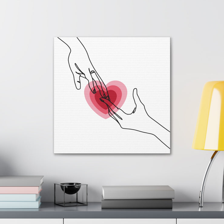 Lover Heart Signs Canvas Gallery Wraps