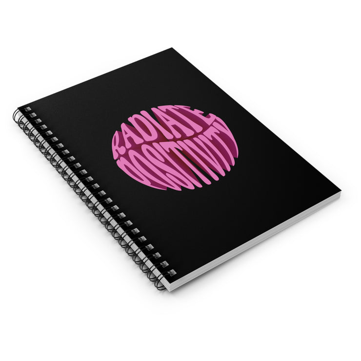 Radiate Positivity Spiral Notebook - Ruled Line