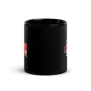 Think Outside The Box Black Glossy Mug