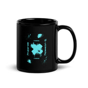 Balanced Courage Black Glossy Mug