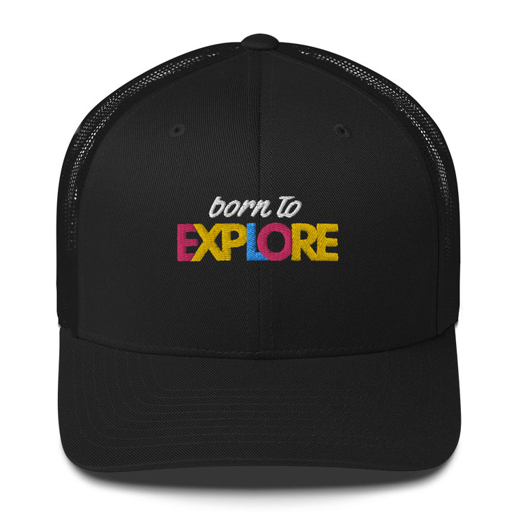 Born To Explore Trucker Cap