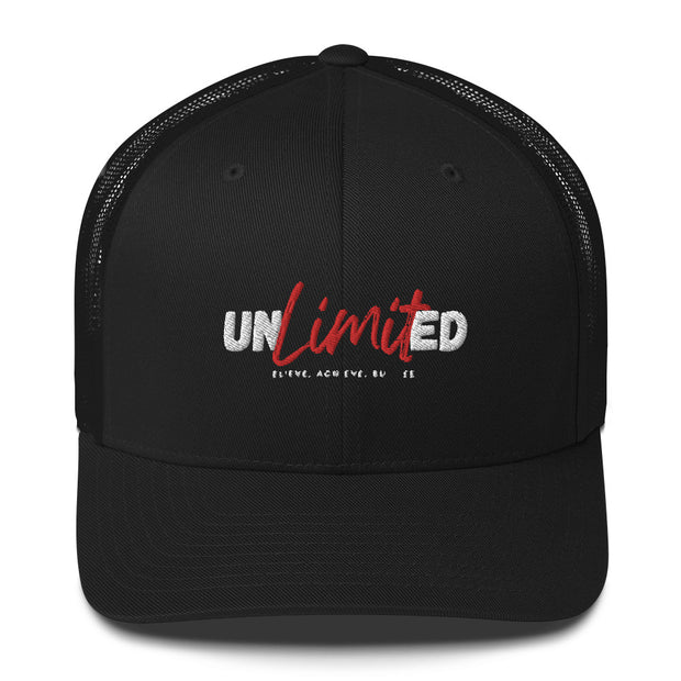 Unlimited Believe Achieve Succeed  Trucker Cap