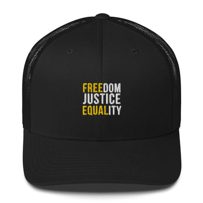 Freedom Justice Equality Trucker Cap