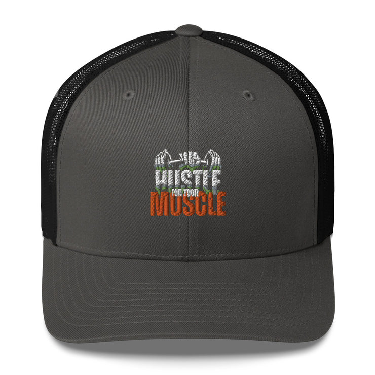 Hustle For Your Muscle Trucker Cap