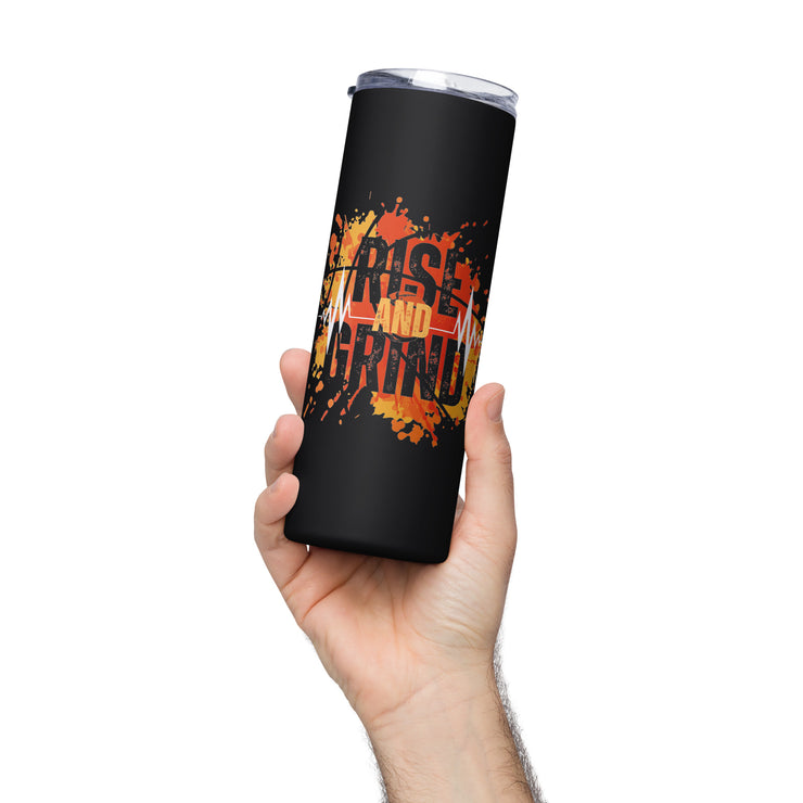 Rise And Grind Stainless steel tumbler