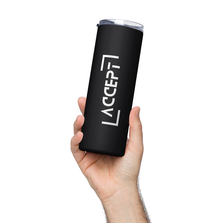 Accept Stainless steel tumbler