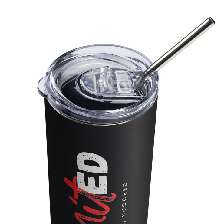 Unlimited Believe Achieve Succeed  Stainless steel tumbler