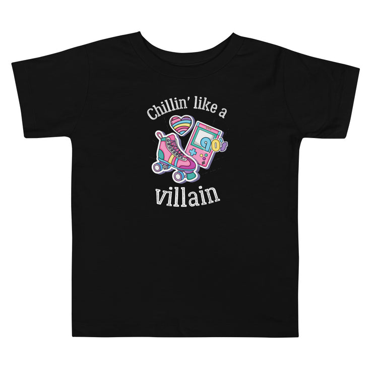 Chilin* Like A Villain Toddler Short Sleeve Tee