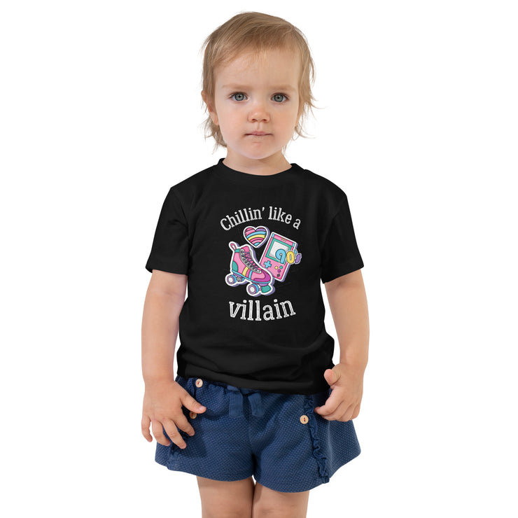 Chilin* Like A Villain Toddler Short Sleeve Tee