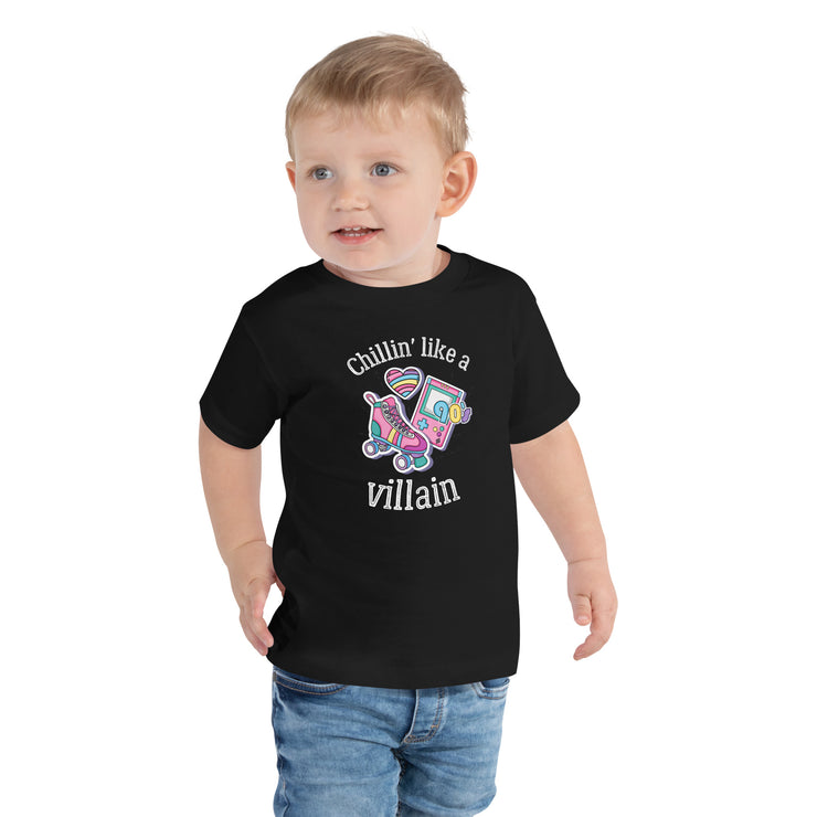 Chilin* Like A Villain Toddler Short Sleeve Tee