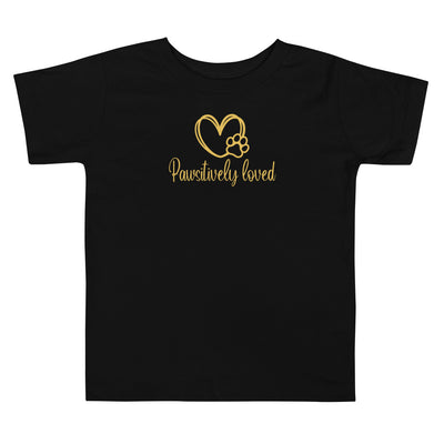 Pawsitively Loved Toddler Short Sleeve Tee