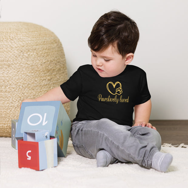 Pawsitively Loved Toddler Short Sleeve Tee