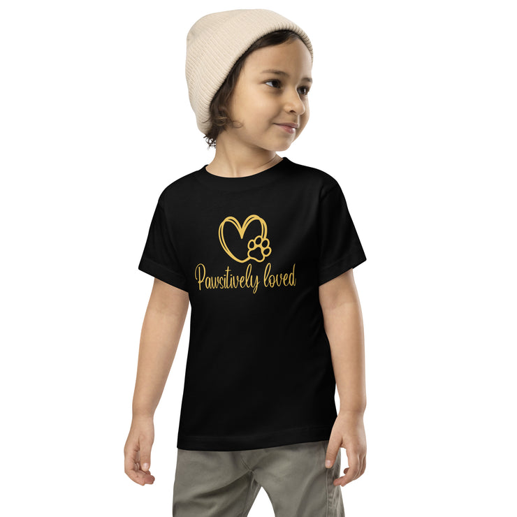 Pawsitively Loved Toddler Short Sleeve Tee