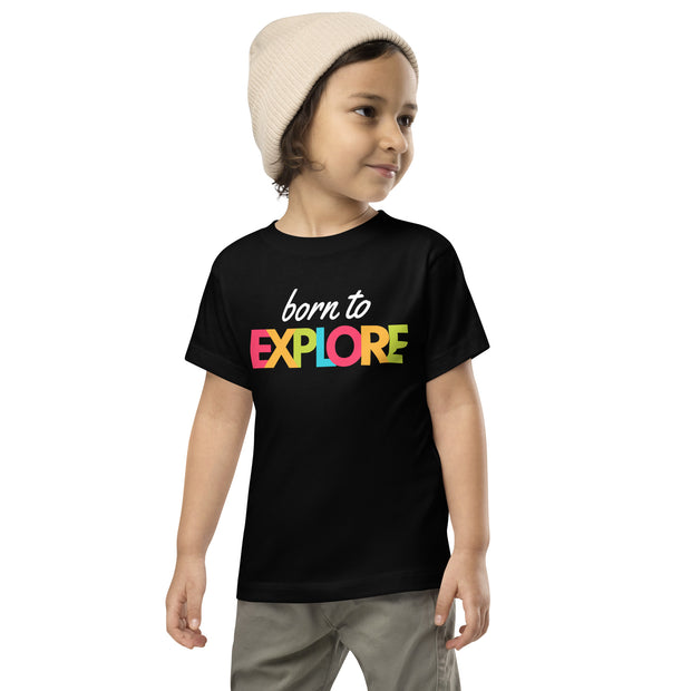 Born To Explore Toddler Short Sleeve Tee