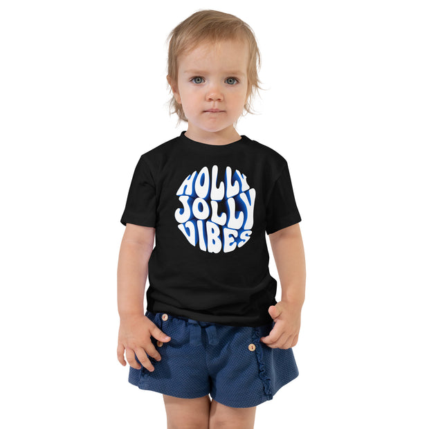 Holly Jolly Vibes Toddler Short Sleeve Tee