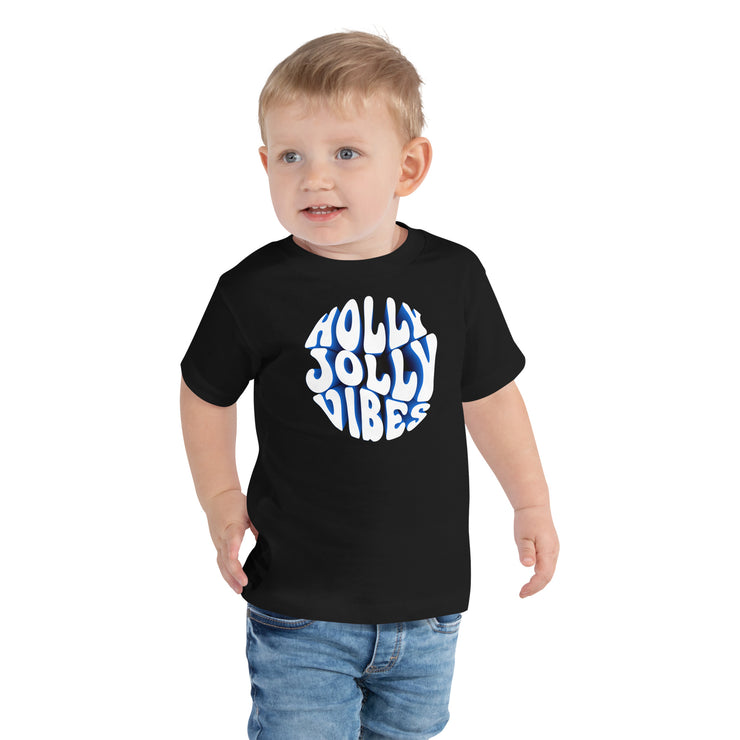 Holly Jolly Vibes Toddler Short Sleeve Tee