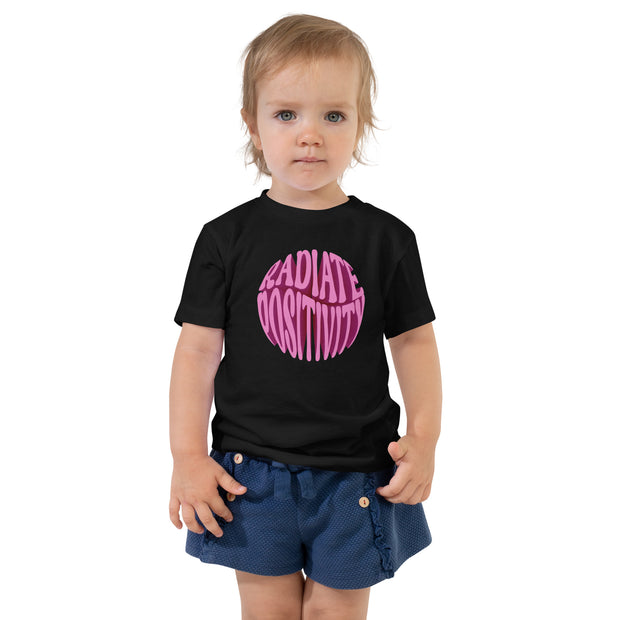 Radiate Positivity Toddler Short Sleeve Tee