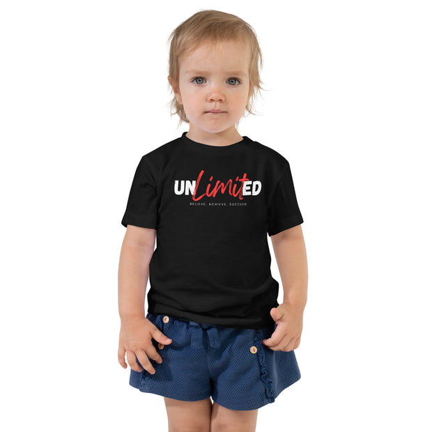 Unlimited Believe Achieve Succeed  Toddler Short Sleeve Tee