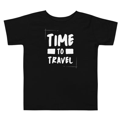 Time To Travel Toddler Short Sleeve Tee