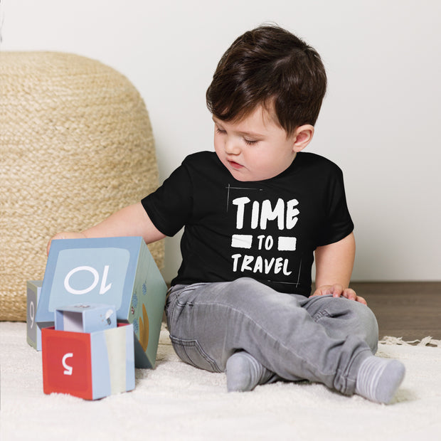 Time To Travel Toddler Short Sleeve Tee