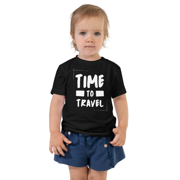 Time To Travel Toddler Short Sleeve Tee