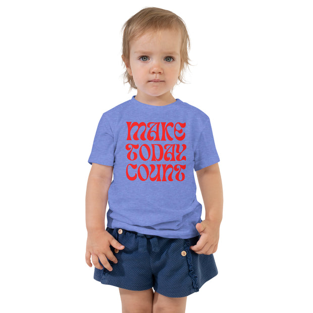 Make Today Count Toddler Short Sleeve Tee