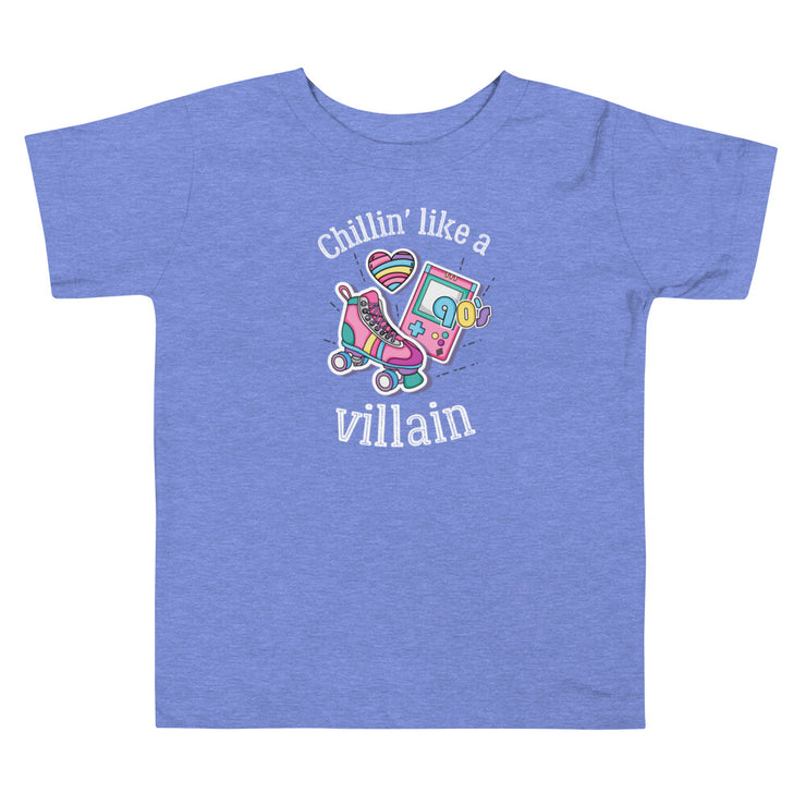 Chilin* Like A Villain Toddler Short Sleeve Tee