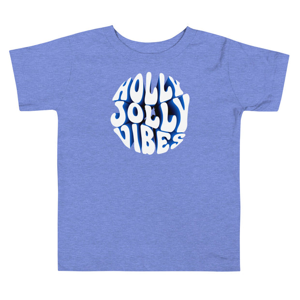 Holly Jolly Vibes Toddler Short Sleeve Tee