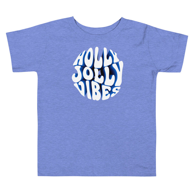 Holly Jolly Vibes Toddler Short Sleeve Tee