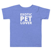 Exotic Pet Lover Toddler Short Sleeve Tee