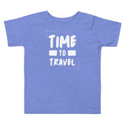 Time To Travel Toddler Short Sleeve Tee