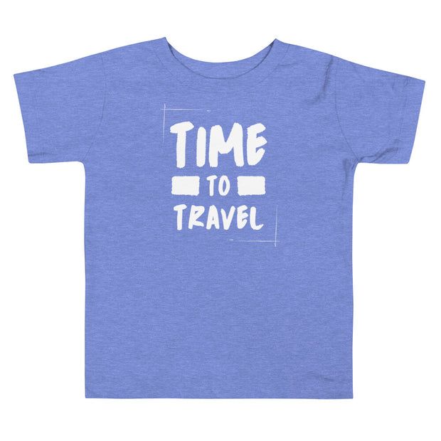 Time To Travel Toddler Short Sleeve Tee