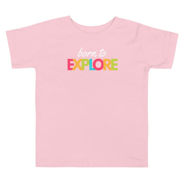 Born To Explore Toddler Short Sleeve Tee