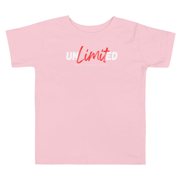 Unlimited Believe Achieve Succeed  Toddler Short Sleeve Tee