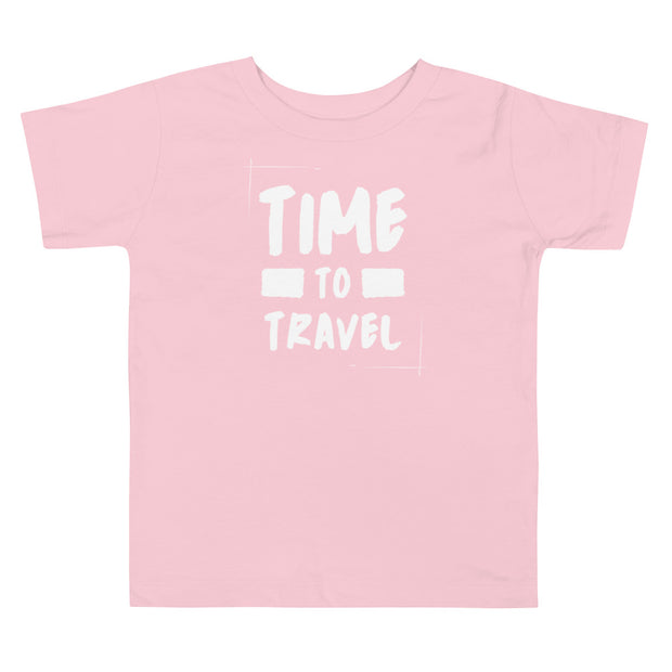 Time To Travel Toddler Short Sleeve Tee