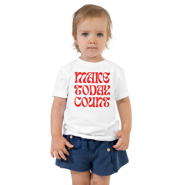 Make Today Count Toddler Short Sleeve Tee