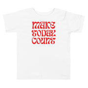 Make Today Count Toddler Short Sleeve Tee