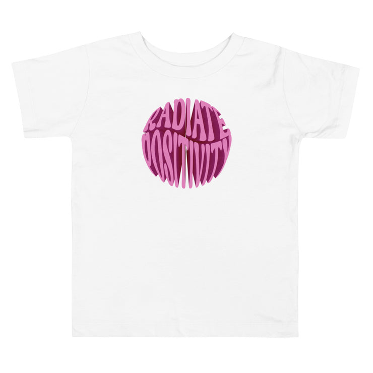 Radiate Positivity Toddler Short Sleeve Tee