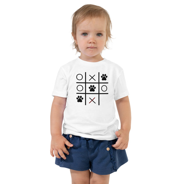 Paw Tic Toe Toddler Short Sleeve Tee