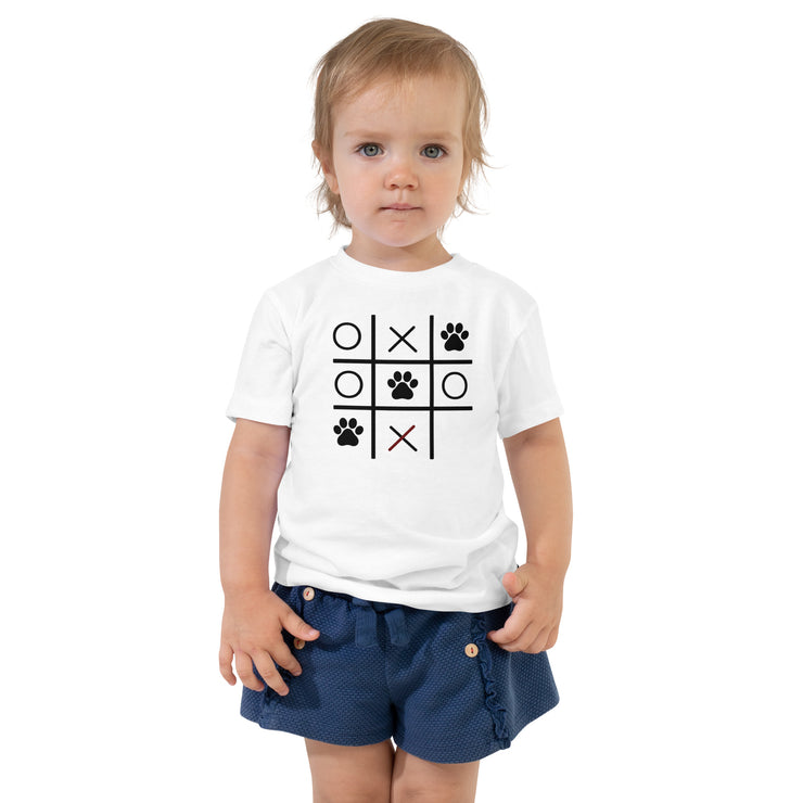 Paw Tic Toe Toddler Short Sleeve Tee