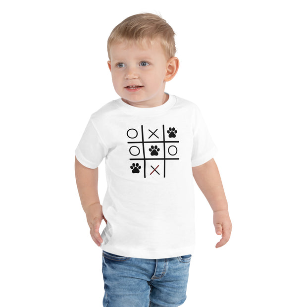 Paw Tic Toe Toddler Short Sleeve Tee