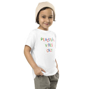 Peaceful Vibes Only Toddler Short Sleeve Tee