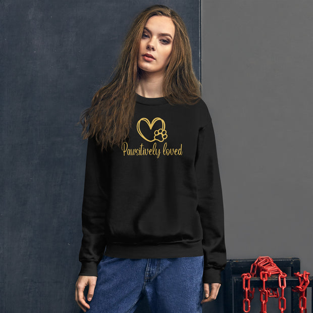 Pawsitively Love Unisex Sweatshirt