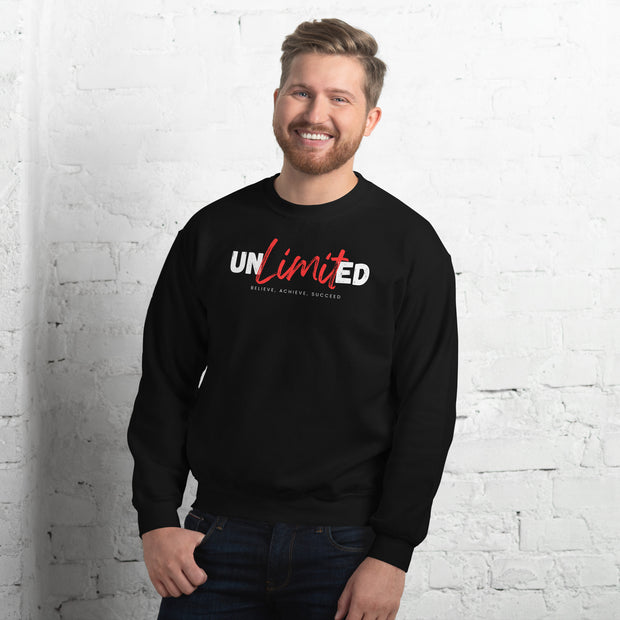 Unlimited Believe Achieve Succeed Unisex Sweatshirt