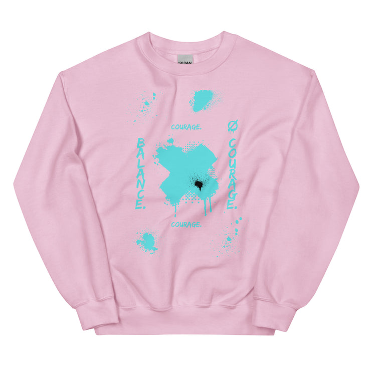 Balanced Courage Unisex Sweatshirt