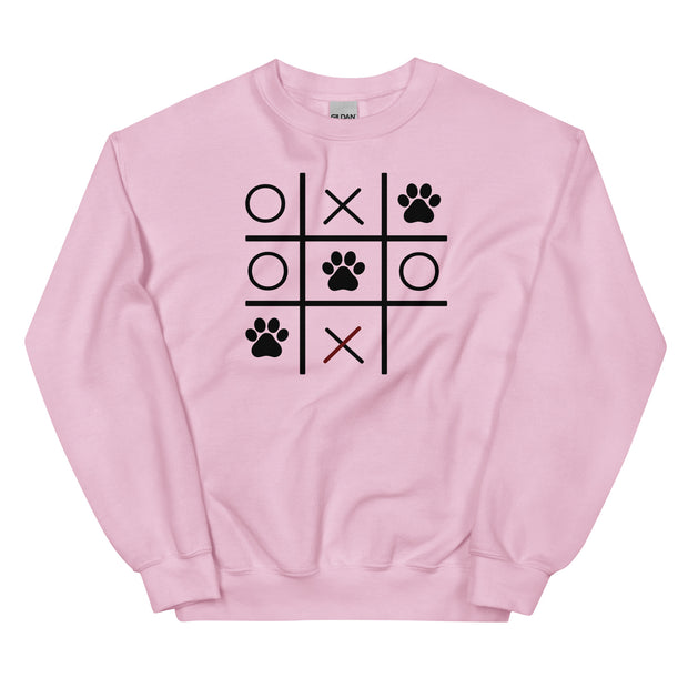 Paw Tic Toe Unisex Sweatshirt