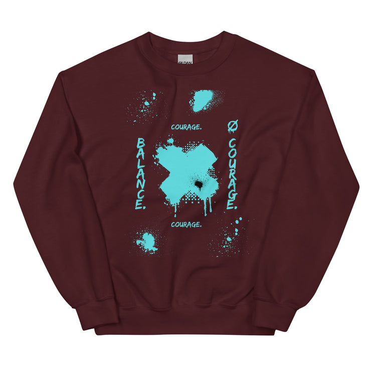 Balanced Courage Unisex Sweatshirt