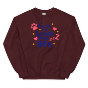 Love Is A Leash Free Life Unisex Sweatshirt